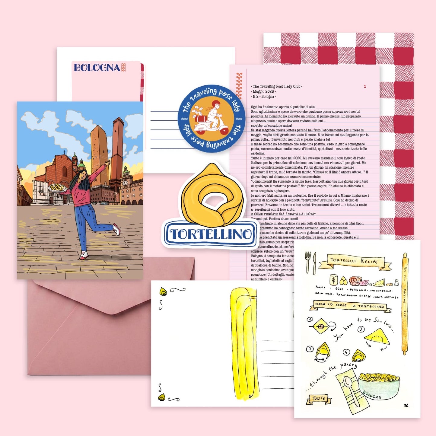 Traveling Post Lady Mail Club